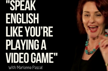 Ep. 124 – “Speak English Like You’re Playing a Video Game” React Ted Talk Marianna Pascal