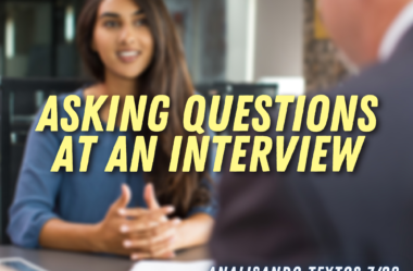 Ep. 161 – Asking Questions At An Interview [Analisando Textos – 7/28]